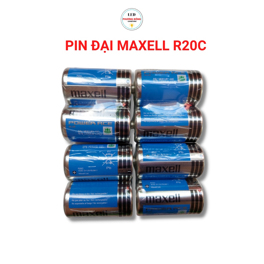 PIN Đại MAXELL R20C Vỉ 2 viên