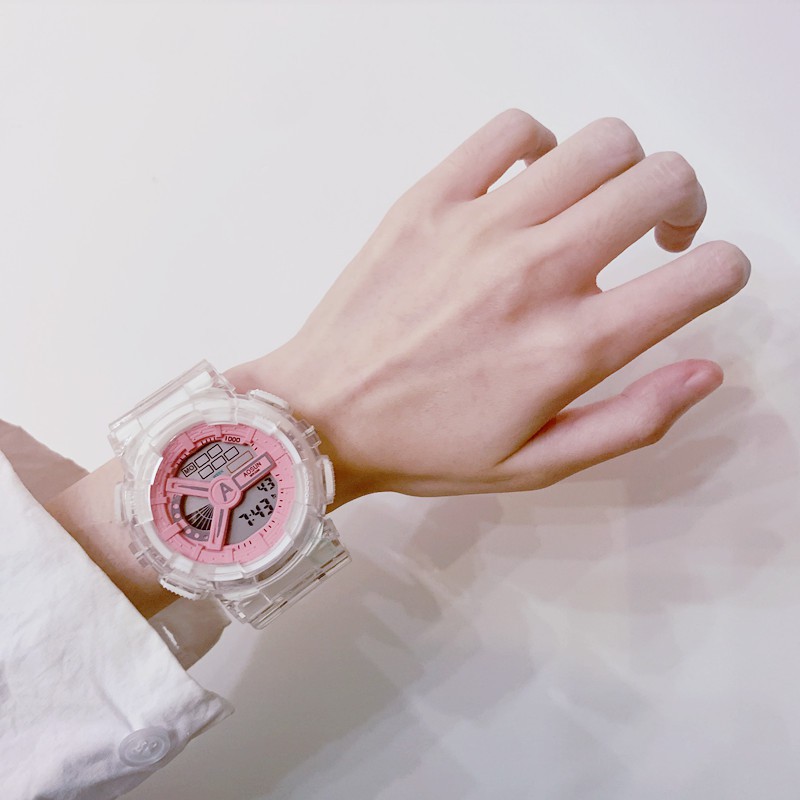 (Giá sỉ) Đồng hồ nam, nữ thể thao Aosun A109 dây Silicon trong suốt cá tính máy điện tử đa chức năng bảo hành 6 tháng | BigBuy360 - bigbuy360.vn