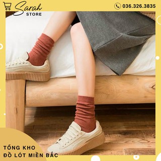 Tất vintage cao cổ 15cm chất đẹp