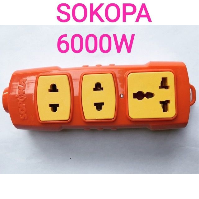 Ổ cắm siêu chịu tải (6000w) - chính hãng sopoka