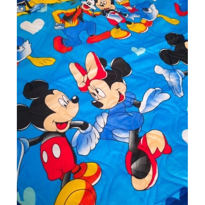 bộ gra cotton hình dễ thương 1m6x2m