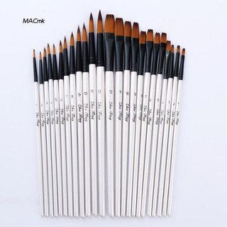 Bộ 12 cọ vẽ màu nước / sơn dầu chuyên nghiệp