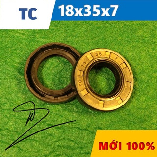 Phớt chặn dầu tc 18x35x7 ( phớt dầu / chắn dầu / lò xo / phớt ben / oil seal tc 18*35*7)