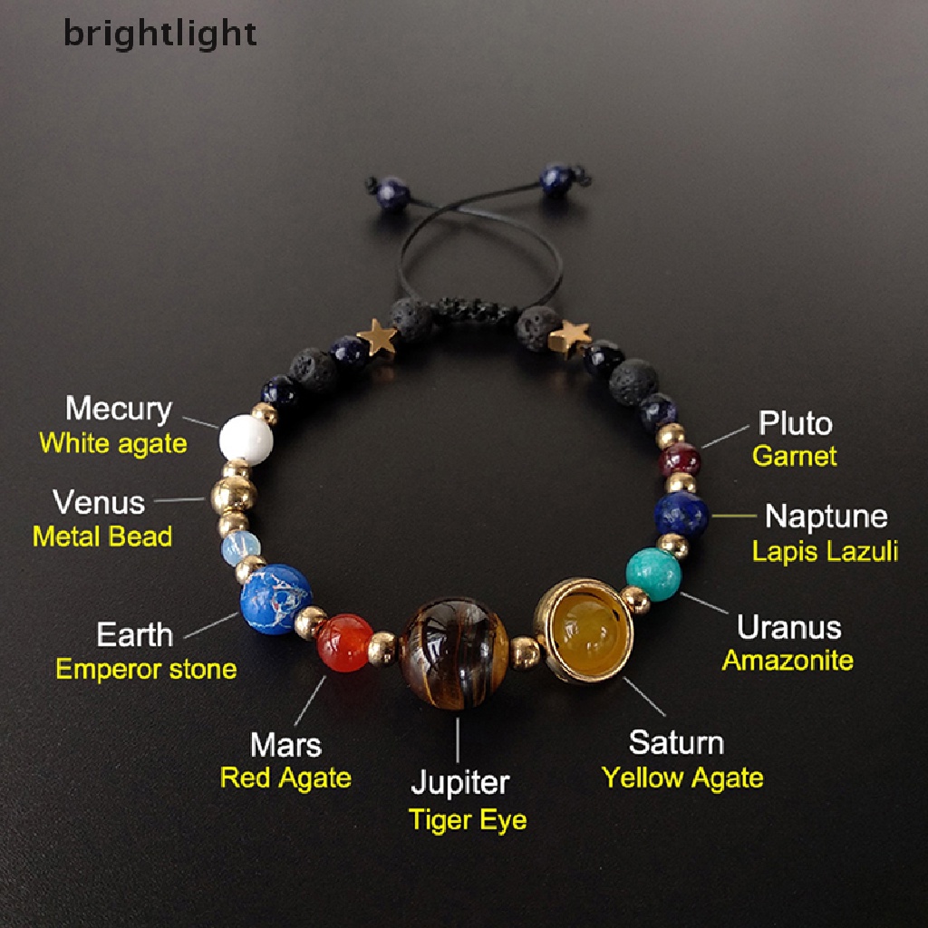 Vòng Tay Chuỗi Hạt Đá Năng Lượng Mặt Trời Thiết Kế Độc Đáo Sáng Tạo