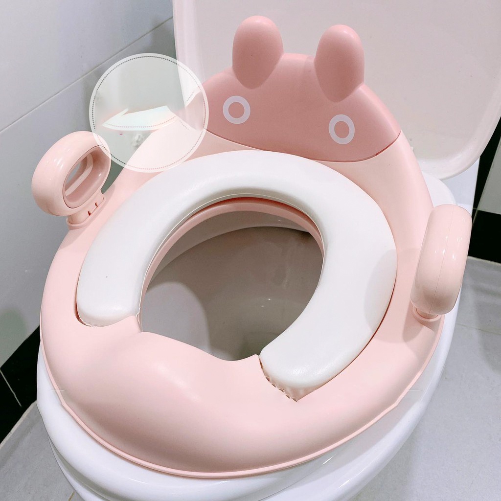 Bệ Toilet Cho Bé Miếng Nắp Ngồi Thu Nhỏ Bồn Cầu Cho Bé