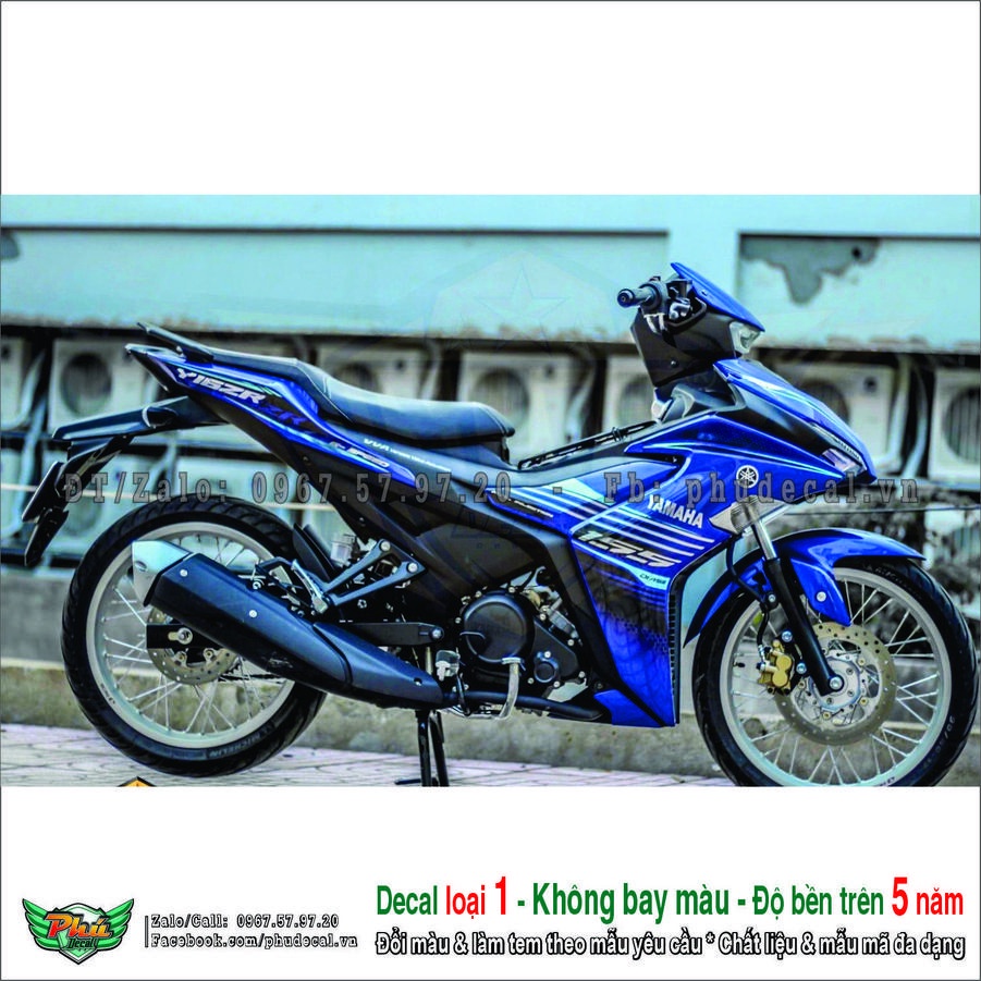Tem rời Exciter 155 xanh (1)