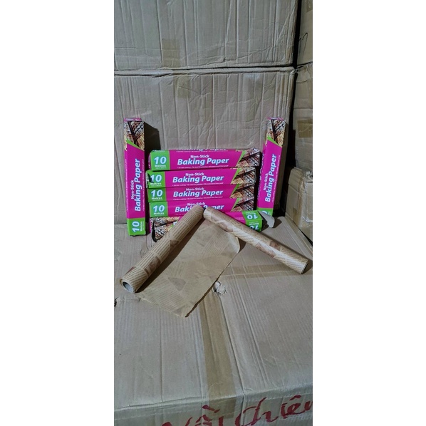 Giấy Nến Thấm Dầu Dạng Cuộn 10m Rộng 30cm In Giống Giấy Báo - GOOD DEAL