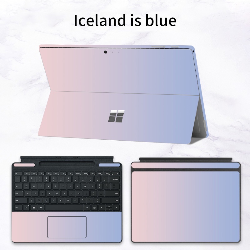 MICROSOFT Miếng Dán Laptop 3 Trong 1 Siêu Mỏng Chống Nước Chống Trầy 12.3 Inches Bề Mặt Go Surface Pro X Pro 8 Pro 9