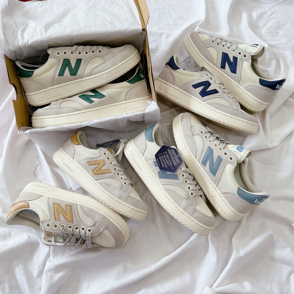 Giày Thể Thao Nam Nữ Thắng Giày NewBalence CRT 300 2.0 Đế Cao Màu Kem