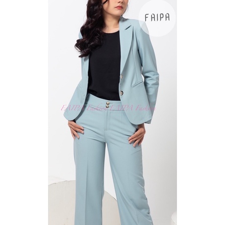 Set Vest Tay Dài Cao Cấp