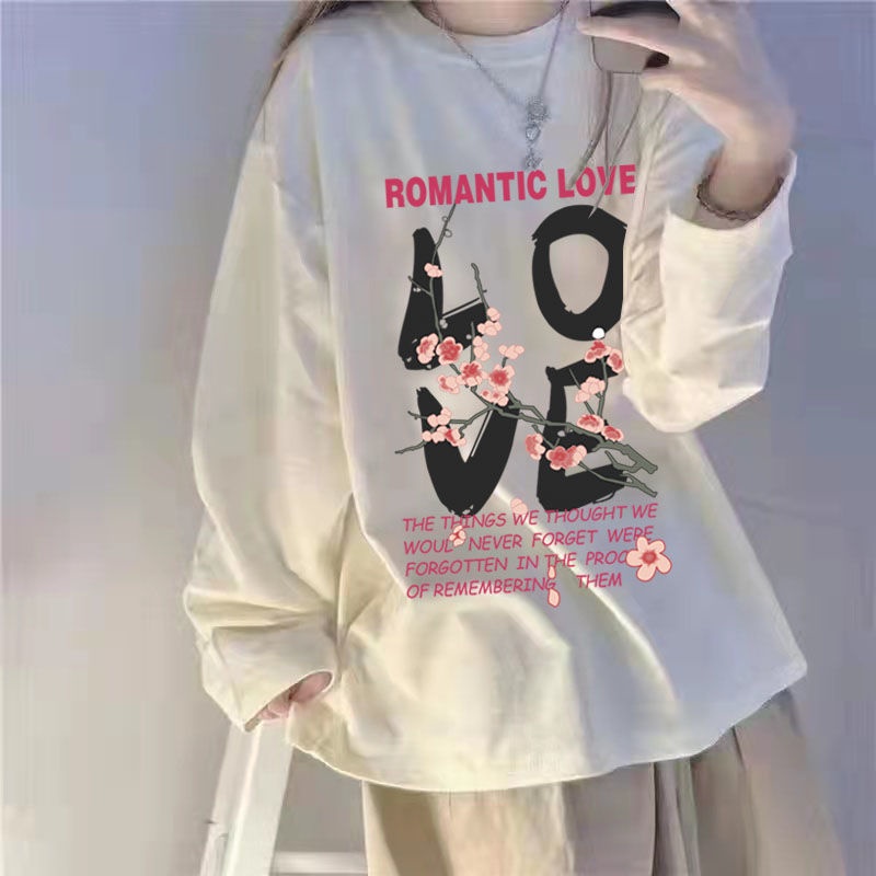 Áo thun dài tay preppy hàn quốc