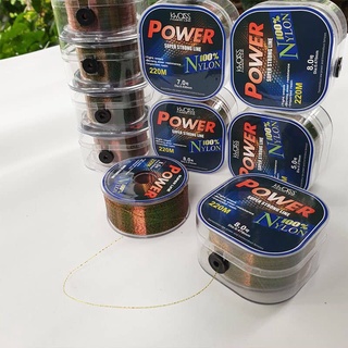 Cước câu cá 3d tàng hình 220m cước câu power siêu khỏe