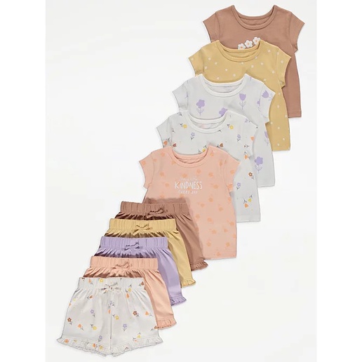 (hàng auth)bộ Ba lỗ sát nách bé gái GEO săn sale giá tốt sz 6-9m