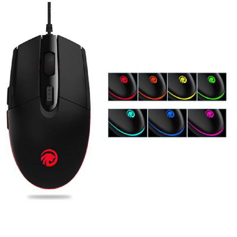 Chuột Game thủ LED RGB Chip A5050 2500DPI FMOUSE Professional Ergonomic( Đen )