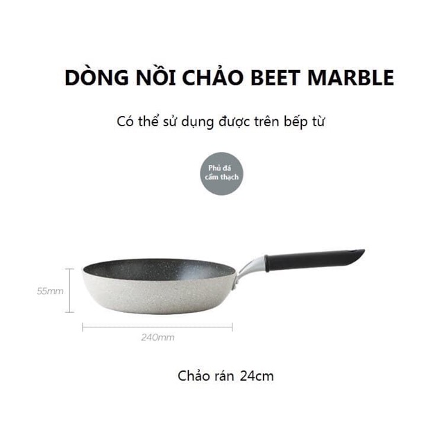 Chảo chống dính Lock&lock Beet Marble