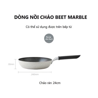 Chảo chống dính Lock&lock Beet Marble