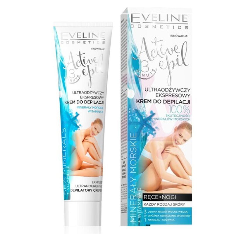 Kem Tẩy Lông Eveline Từ Khoáng Biển Cho Mọi Loại Da 125ml