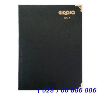 Sổ bìa da (mỏng). Do VPP Hiếu Cường cung cấp