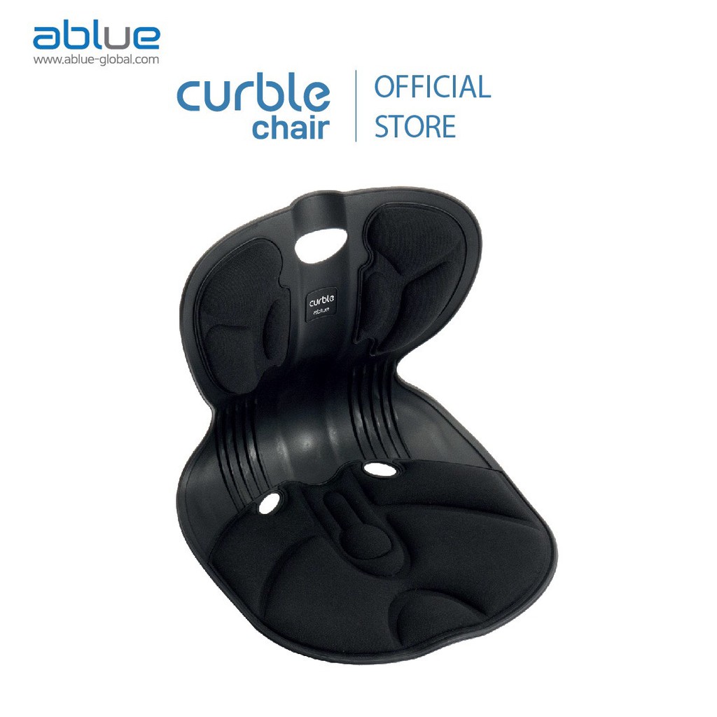 Ghế Curble Comfy Đen - Ghế điều chỉnh tư thế, chống gù lưng Hàn Quốc