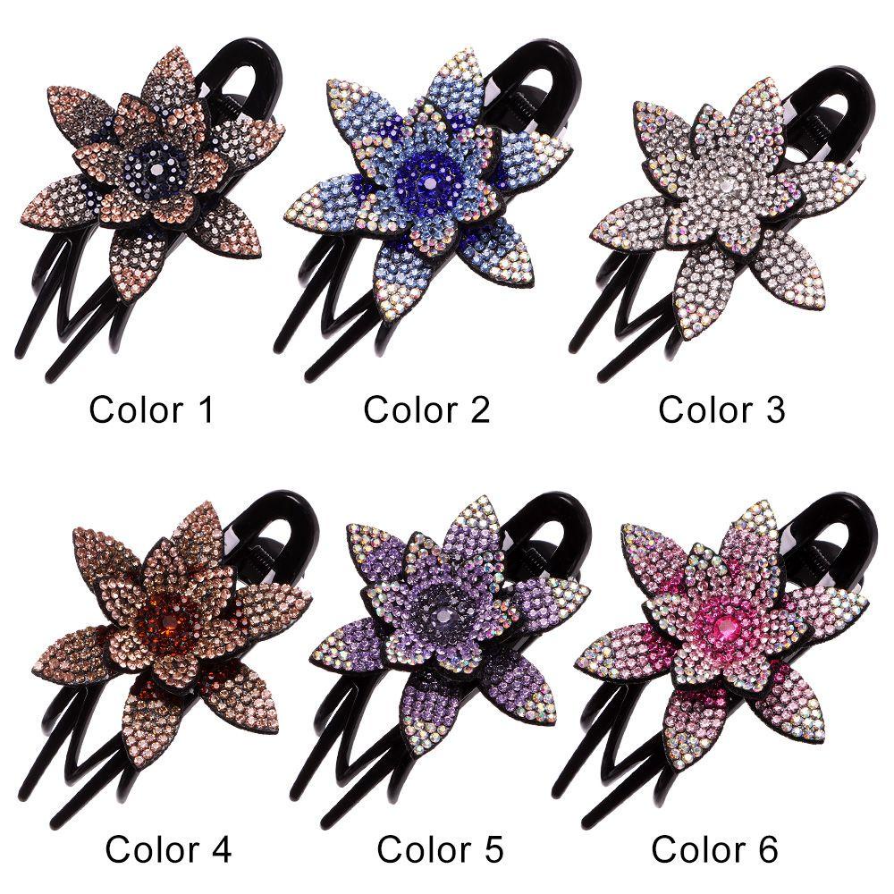 Kẹp Tóc Bền Hình Hoa Đa Dạng