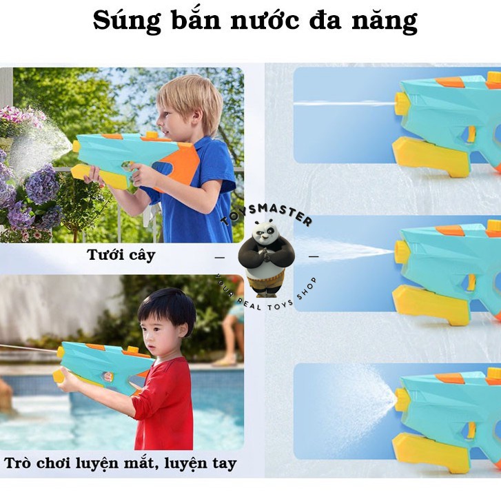 Đồ Chơi Súng Nước Áp lực, Bắn Xa, Nhiều Chế Độ Bắn, To Đại Đồ Chơi Mùa Hè Cho Trẻ, Mẫu Mới Nhất 2021