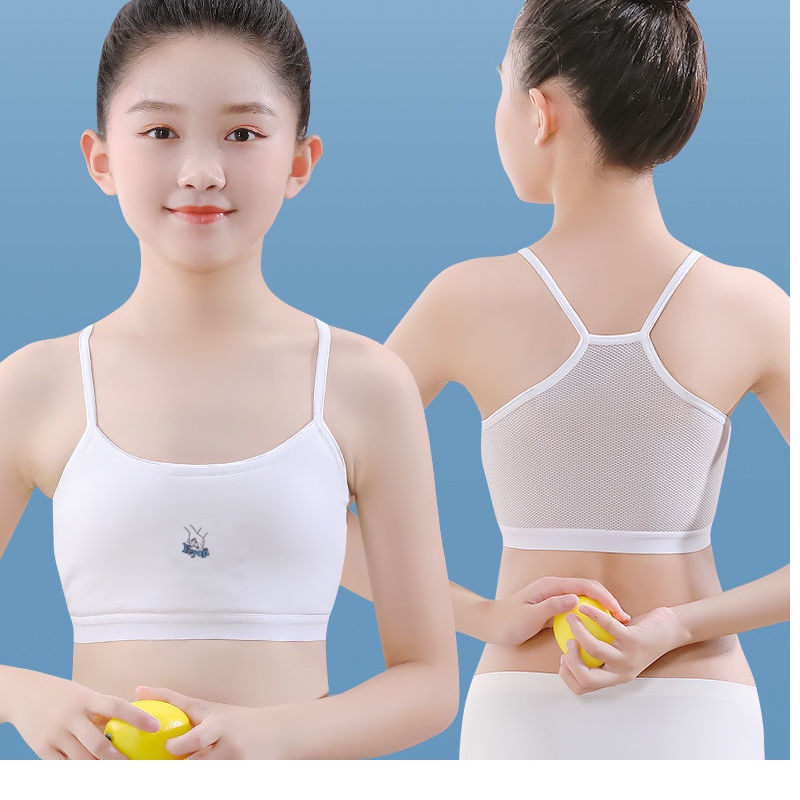 Áo Lót Cotton Mỏng Thời Trang Mùa Hè Mới Cho Bé Gái 10-12-15 Tuổi