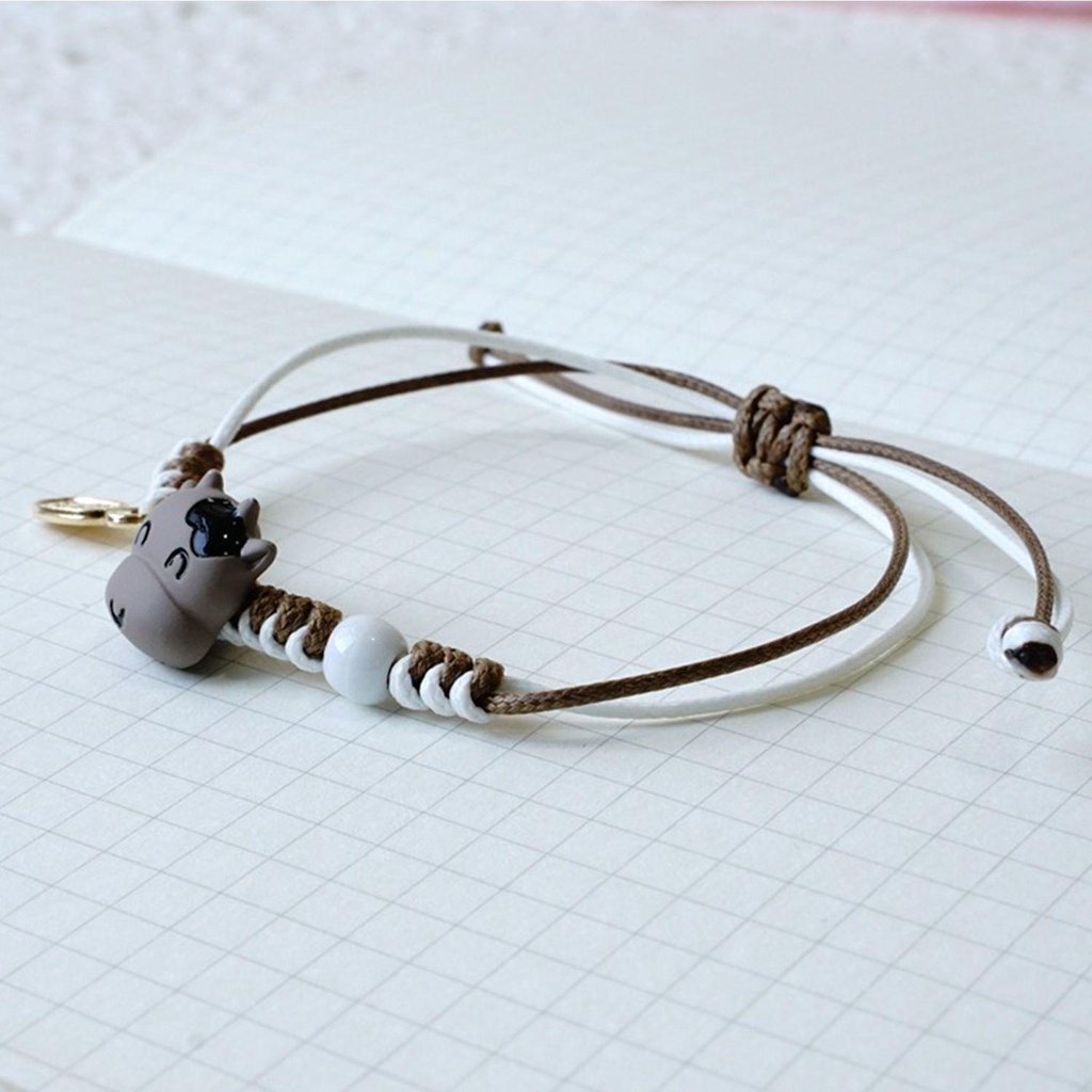 Mih Vòng Tay Dây Bện Có Thể Kéo Vào Trang Trí Năm Mới Dành Cho Cặp Đôi