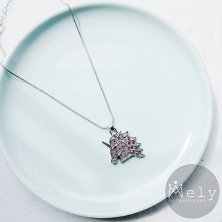 DÂY CHUYỀN KÌ LÂN ĐÍNH ĐÁ SỢI MẢNH - MELY 760
