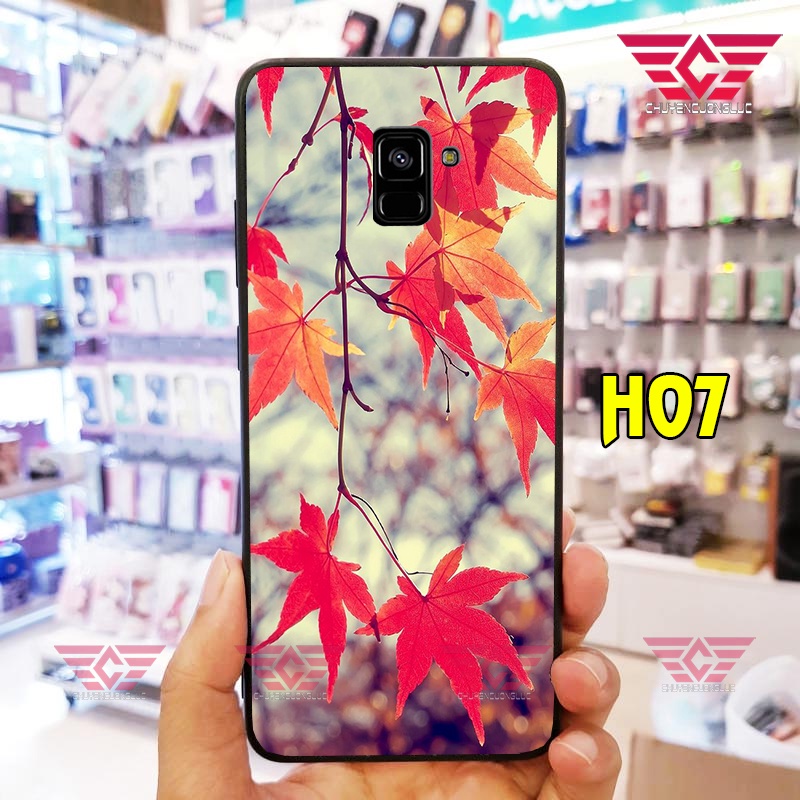 Ốp lưng samung J6, J6 PLUS, J8,A6, A6 PLUS, A8, A8 PLUS hoa lá 2022 cực đẹp