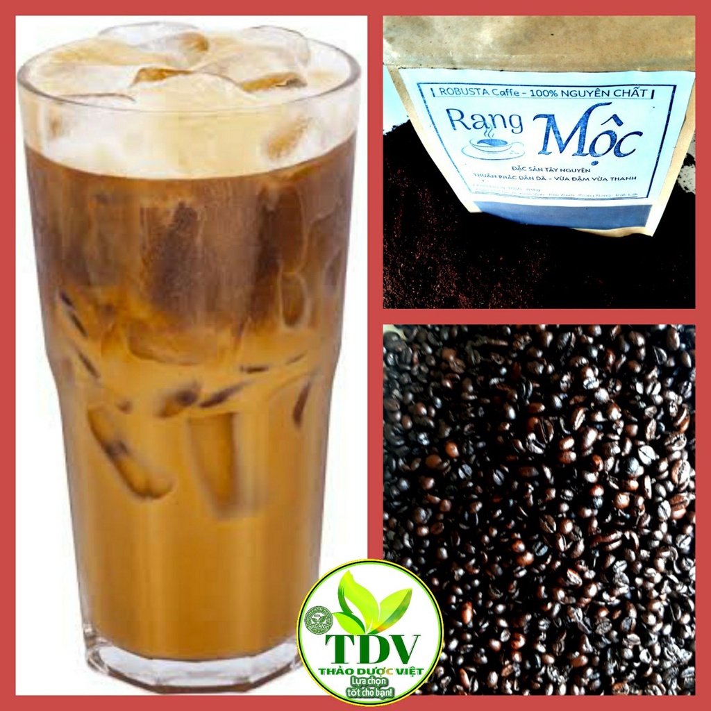 500g Cà Phê Robusta Khe Sanh Rang Mộc nguyên chất Gu đậm