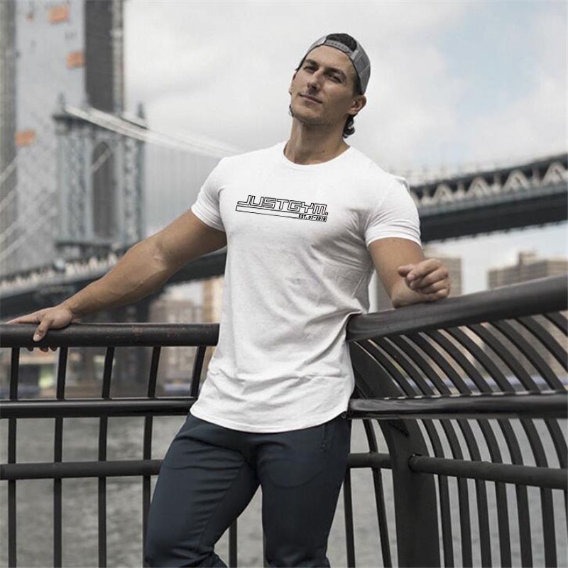 Áo Thun Nam Ngắn Tay Cổ Tròn Thời Trang