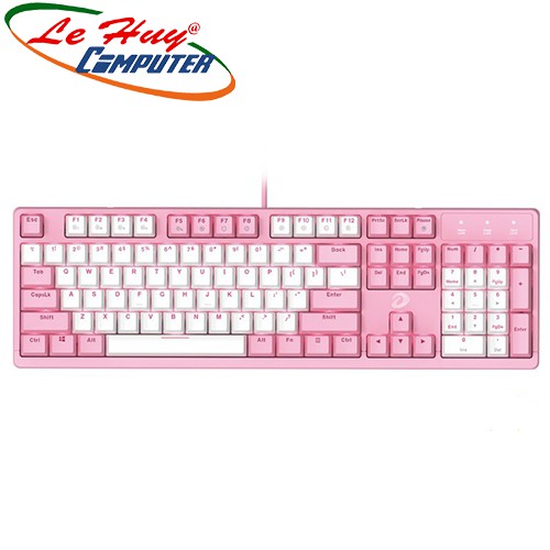 Bàn phím cơ DareU EK1280s Pink White Blue/Red/Brown switch