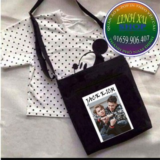 Túi chéo JACK KICM, túi tote JACK KICM, THIẾT KẾ VÀ IN THEO YÊU CẦU