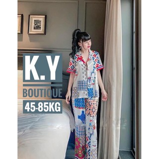 Bộ lụa satin pịama 45-85kg