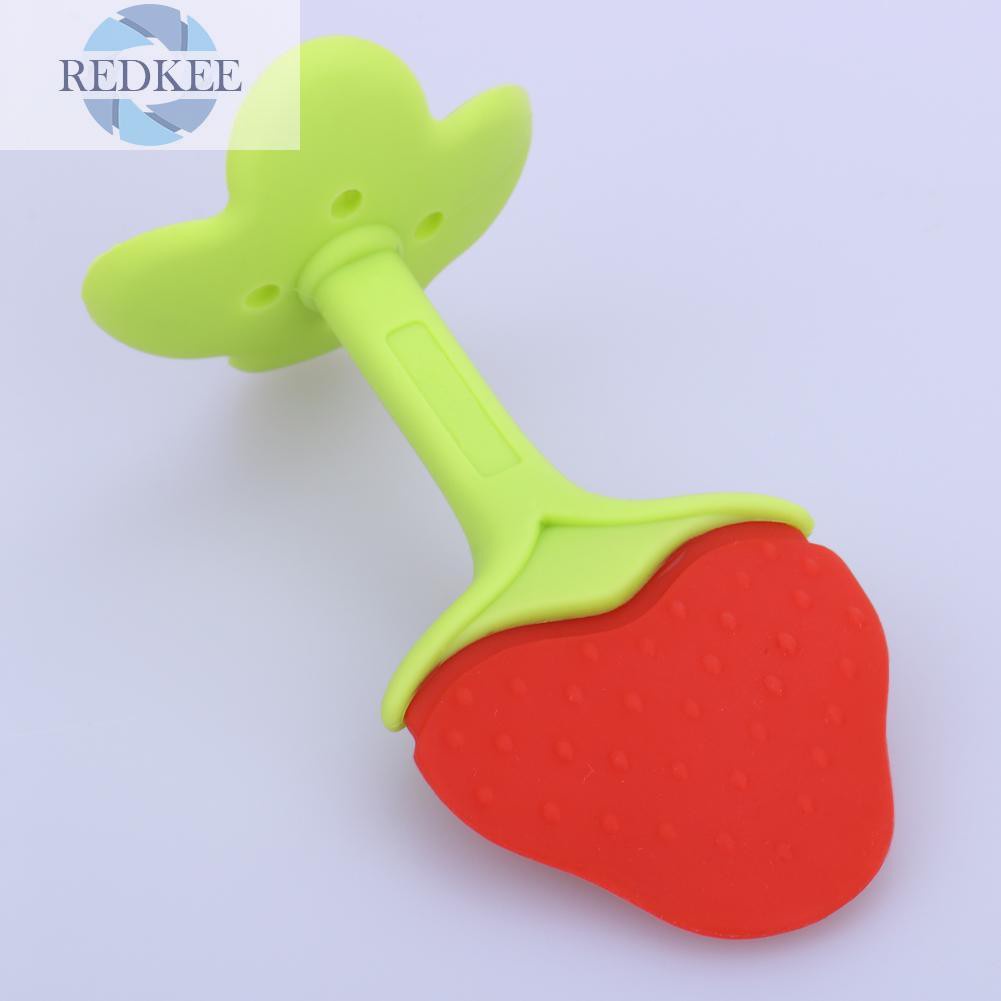 Redkee Fruit Design Available Cute Silicone Teether Baby Infant Set Tree Teethers