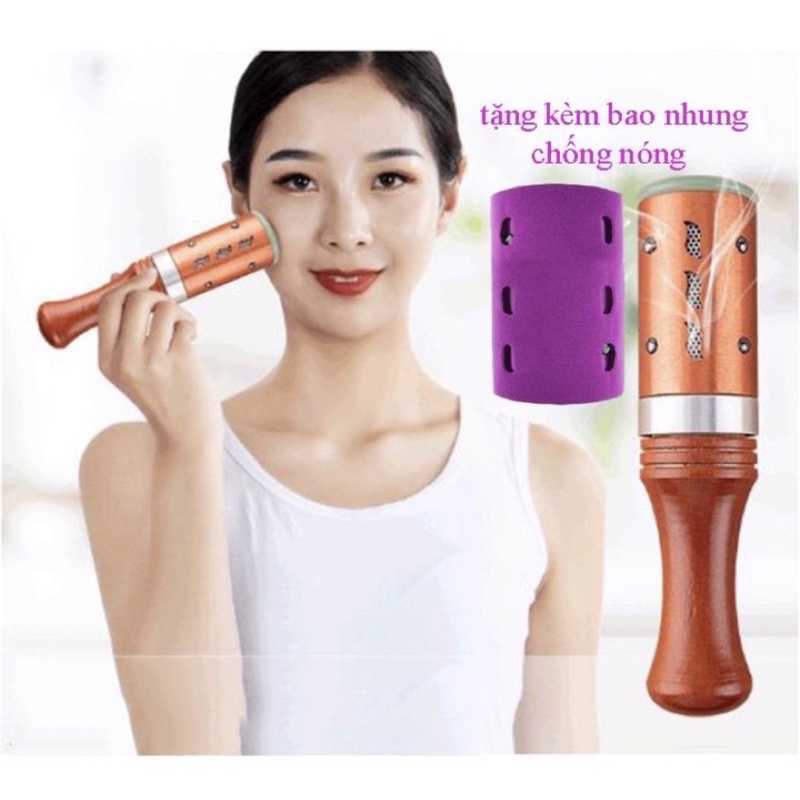 Con lăn ngải cứu cao cấp đầu ngọc bích- Dùng toàn thân và cả mặt- dùng với ngải đoạn, viên ngải