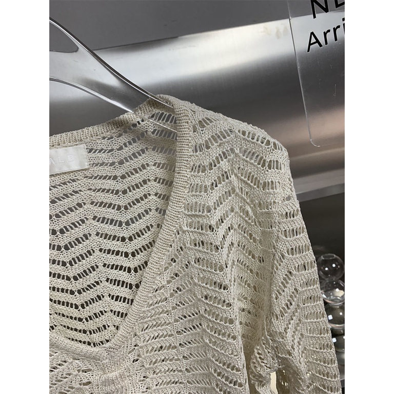 Áo Sweater Tay Dài Cổ Chữ V Thiết Kế Dây Rút Thời Trang Mùa Hè Mới Cho Nữ