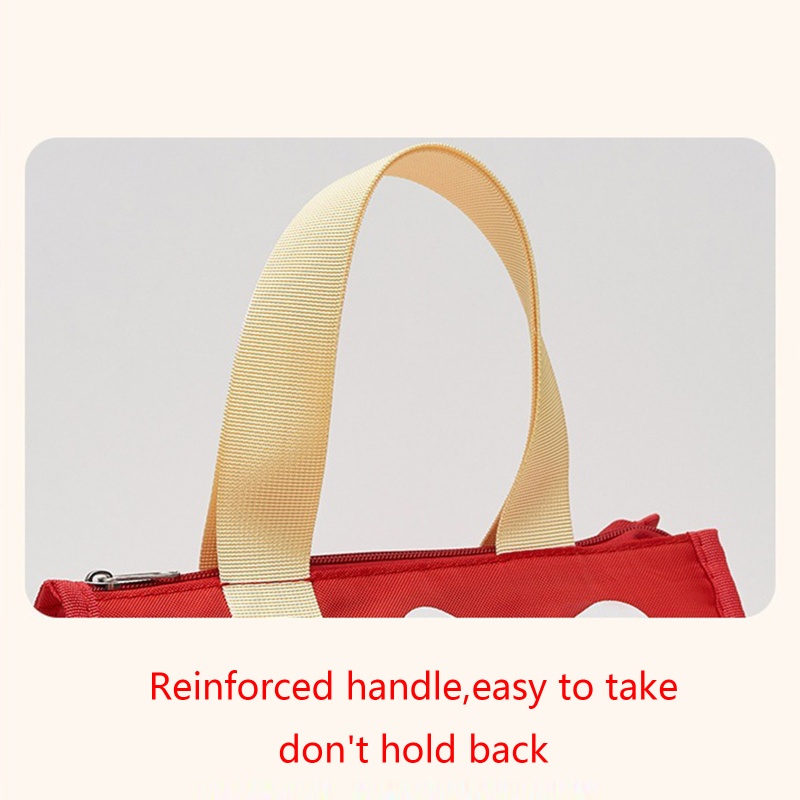 Túi Giữ Nhiệt Đựng Hộp Cơm Trưa Họa Tiết Dễ Thương