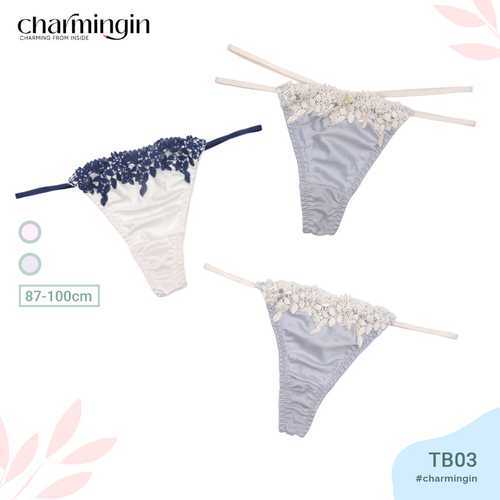 Quần lót T-back  satin dây lưng cao sexy cá tính - QLTB0003