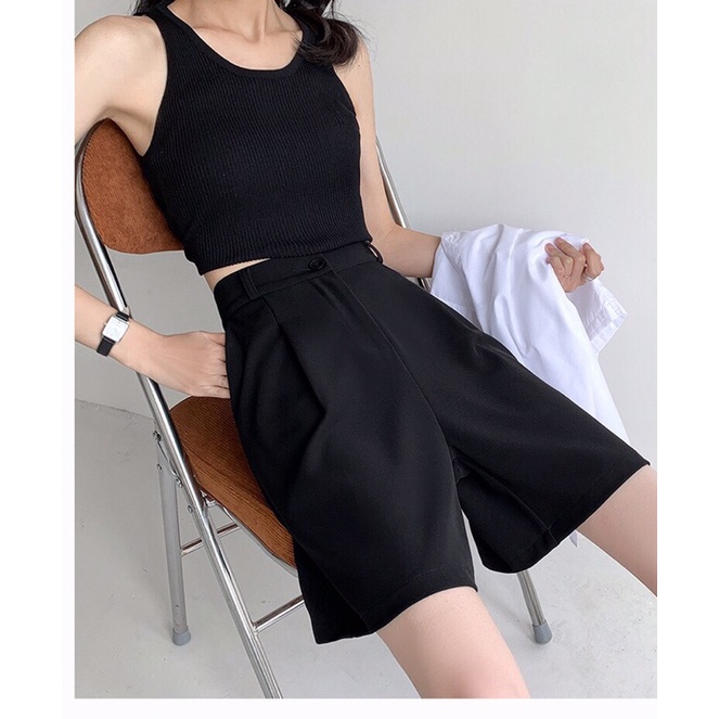 Quần short Nữ BY NKO Ống Rộng Lưng Cao, Quần Đùi Nữ Năng Động Trẻ Trung Q13 | BigBuy360 - bigbuy360.vn