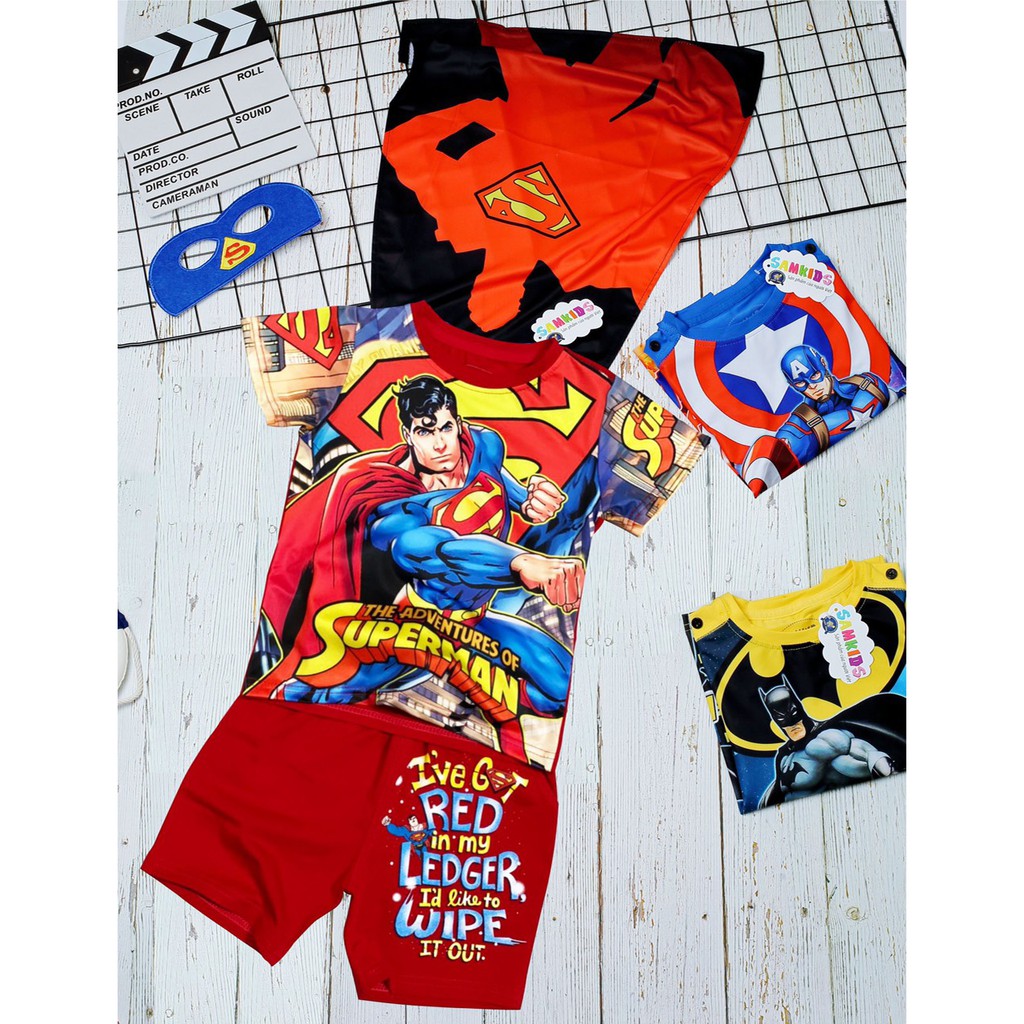 Bộ quần áo thời trang trẻ em in hình nhân vật Flash