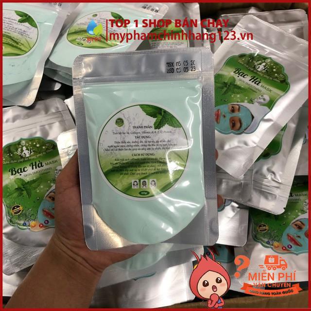  Bột đắp mặt nạ Bạc Hà gói 100gr