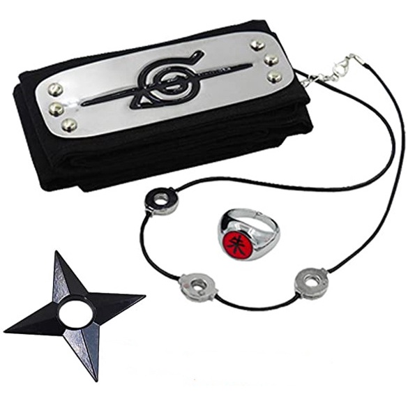 Bộ bảy món đồ hóa trang Ninja Trong Naruto Zhuzi Kuya