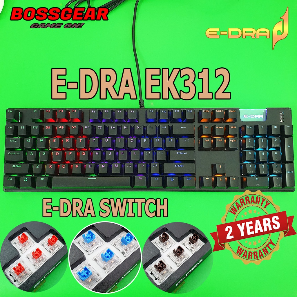 Bàn phím cơ E-dra EK312 [Bảo hành 24 tháng] Fuhlen M87s Edra EK387 ♥️Freeship♥️ Phím cơ E-Dra EK384 Fuhlen M87s