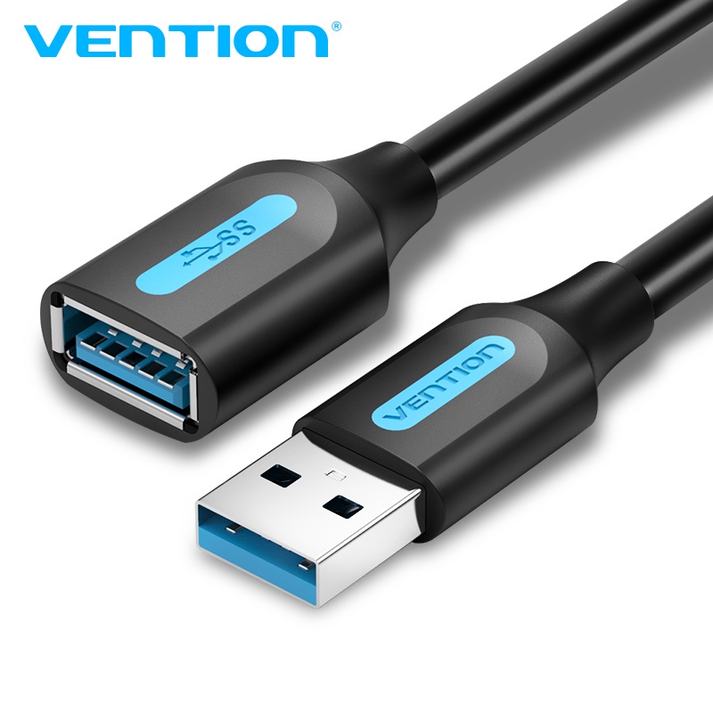 Vention Dây Cáp Nối Dài USB 3.0 A-Male Sang A-Female Cho Máy In Bàn Phím Chuột Máy Tính