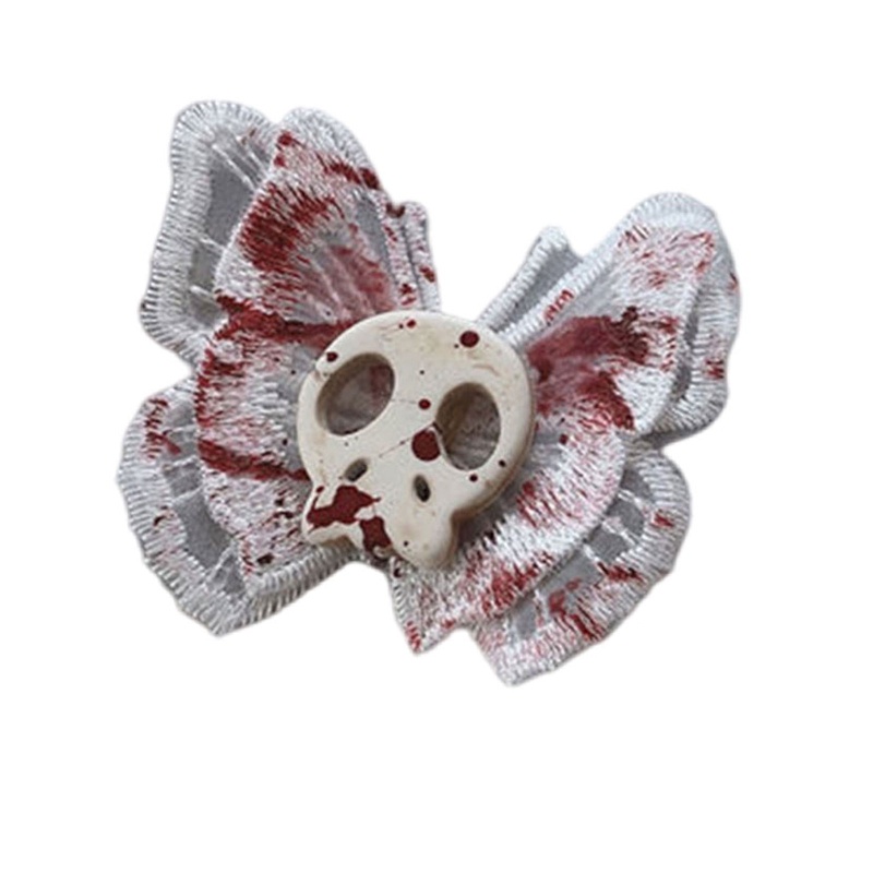 Kẹp Tóc Hình Đầu Lâu/ Cánh Bướm Phong Cách Gothic Độc Đáo