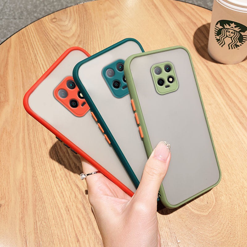 Ốp điện thoại mặt nhám chống sốc cho Xiaomi Redmi 12 12C 9T 9A 10A 9C Note 9 9s 8 7 Pro 8A