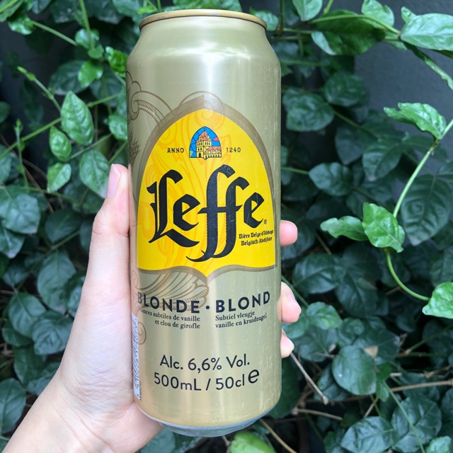 BIA LEFFE VÀNG LON 500 ML