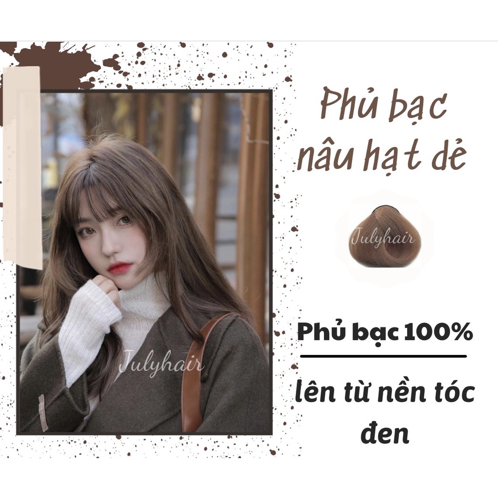 Thuốc nhuộm tóc PHỦ BẠC màu thời trang | Julyhair | Julyhairs
