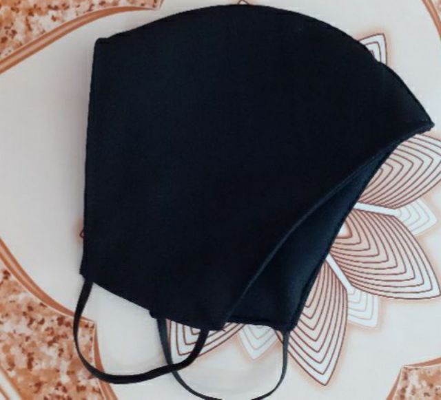 Khẩu trang nam kháng khuẩn chống bụi full đen combo 3 cái | BigBuy360 - bigbuy360.vn